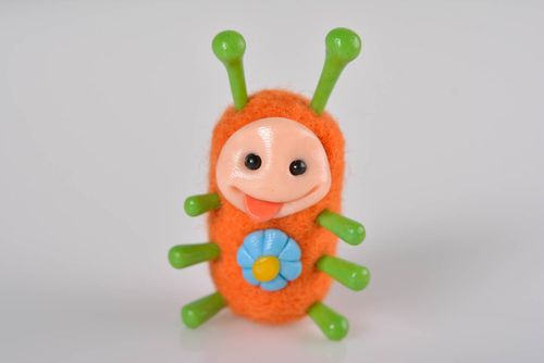 Spiel Figur Filz Spielzeug Handmade Miniatur Figur mini Spielzeug Insekt schön - MADEheart.com