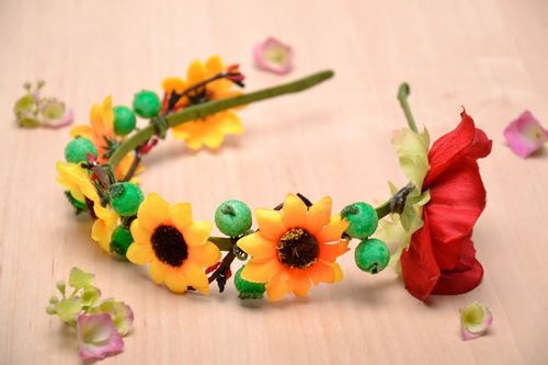 Flower headband - MADEheart.com