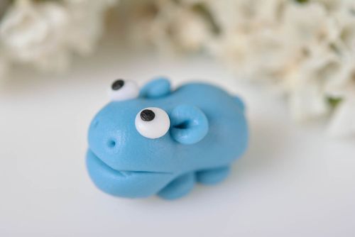 Figurine for home decor plastic handmade statuette polymer clay toy kids gift - MADEheart.com