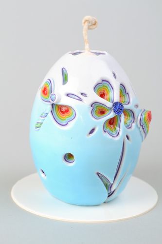 Paraffin candle in the shape of egg - MADEheart.com