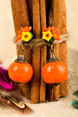 Schmuck Ohrhänger handmade Damen Ohrhänger Designer Schmuck Polymer Clay Schmuck - MADEheart.com