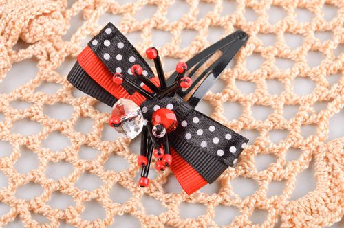 Handmade jewelry hair clip bows for hair designer accessories for girls - MADEheart.com
