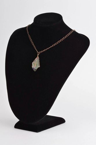 Handmade jewelry copper jewelry female pendant neck accessory unusual pendant - MADEheart.com