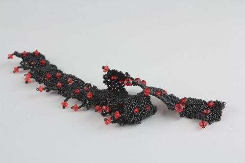 Collana di perline fatta a mano originale di moda bigiotteria da donna - MADEheart.com