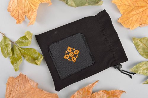 Stylish handmade fabric pouch beautiful textile purse luxury bags for girls - MADEheart.com