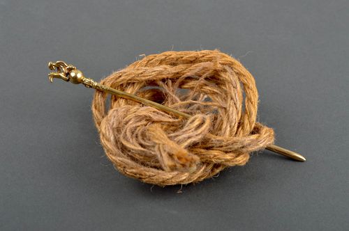 Horquilla de pelo artesanal accesorio para cabello de latón regalo original - MADEheart.com