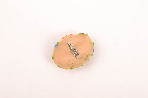 Кольцо с цветами из полимерной гллины - MADEheart.com