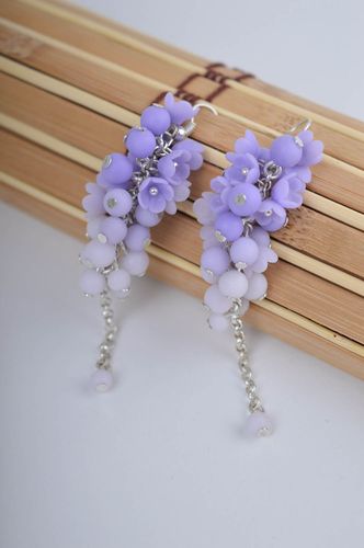 Pendientes originales hechos a mano bisutería fina accesorio de moda para mujer - MADEheart.com