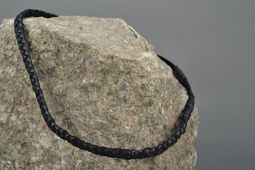 Braided leather headband - MADEheart.com