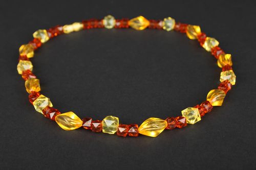 Handmade necklace designer accessory gift ideas unusual jewelry bead necklace - MADEheart.com