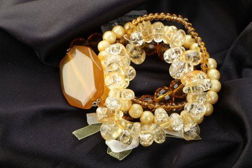 Bracciali di pietre fatti a mano braccialetti originali da polso per donna - MADEheart.com