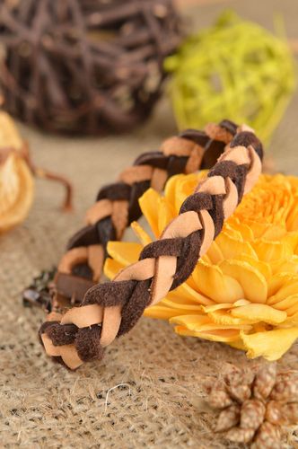 Leather bracelet handmade jewelry cuff bracelets designer accessories gift ideas - MADEheart.com