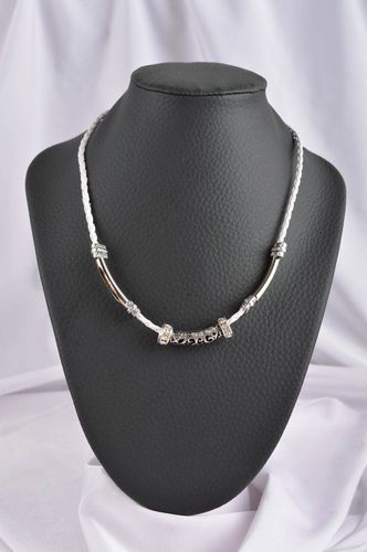 Collier fantaisie strass Bijou fait main de soirée design Accessoire femme - MADEheart.com