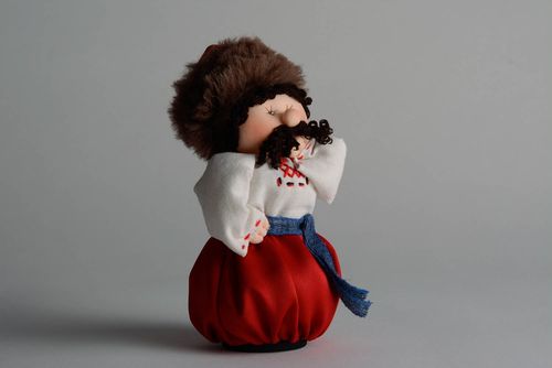 Textile toy Cossack - MADEheart.com