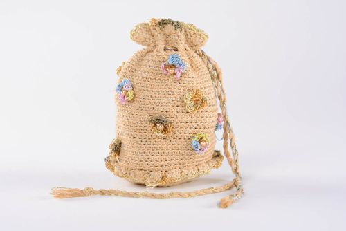 Makeup bag with flower - MADEheart.com