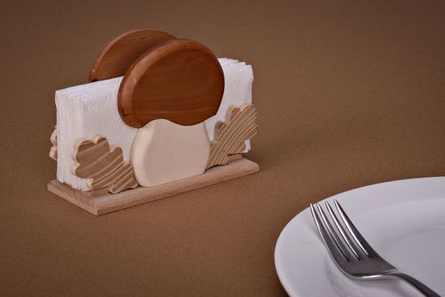 Wooden napkin holder Oak wood - MADEheart.com