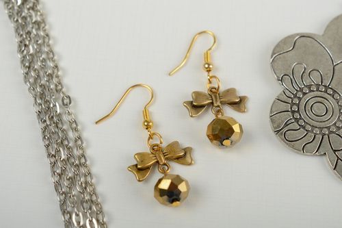 Beaded earrings handmade beaded jewelry for girls beaded accessories for women - MADEheart.com