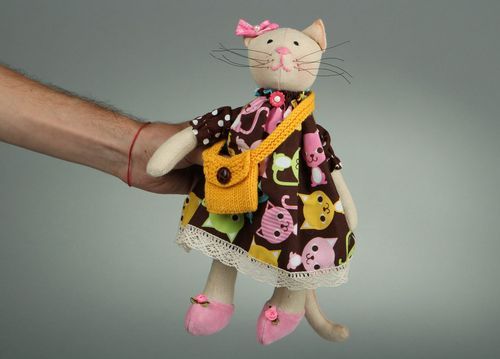Boneca macia Gato - MADEheart.com