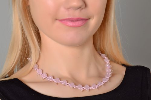Thin neaded necklace - MADEheart.com