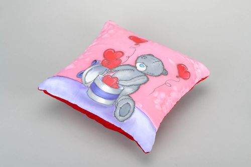 Kissen mit Teddy - MADEheart.com