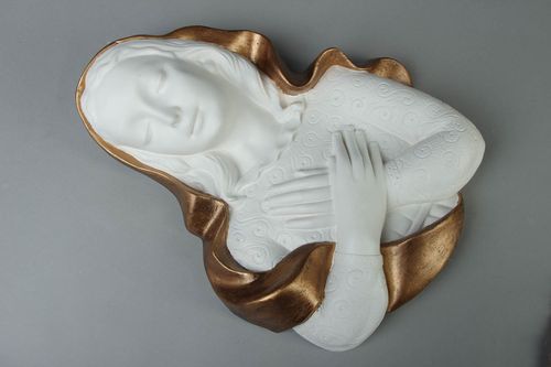 Gips Basrelief Madonna - MADEheart.com