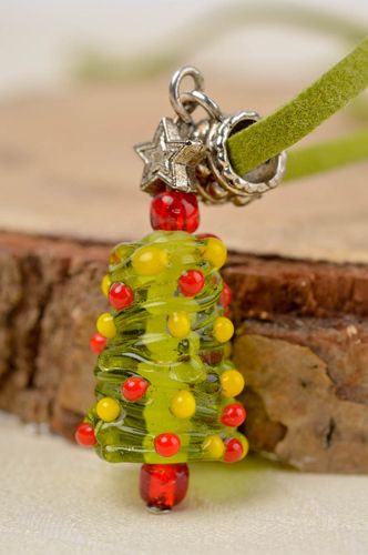 Colgante hecho a mano de cristal accesorio para mujer bisutería de moda - MADEheart.com