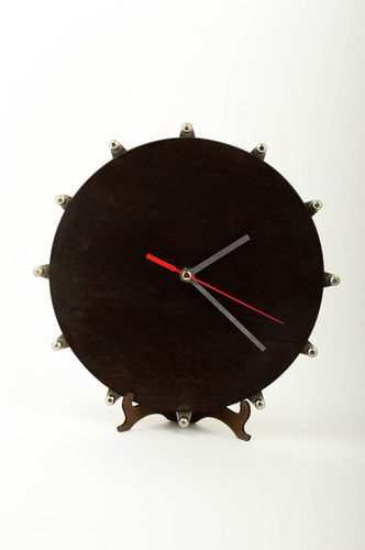 Деревянные часы ручной работы настенные часы минимализм необычные часы - MADEheart.com
