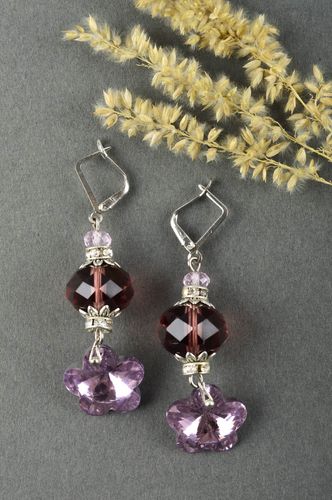 Handcrafted jewelry designer earrings dangling earrings womens accessories - MADEheart.com