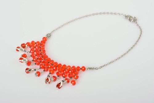 Handmade designer tender necklace unusual stylish necklace elegant accessory - MADEheart.com