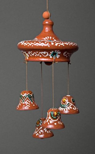 Ceramic pendent bells  - MADEheart.com
