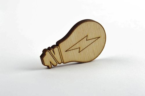 Forme en bois fait main Forme en bois à décorer Loisirs créatifs ampoule - MADEheart.com