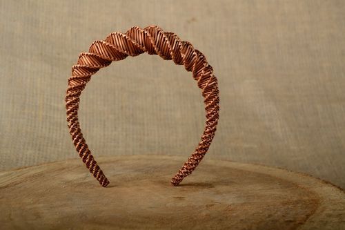 Straw headband - MADEheart.com