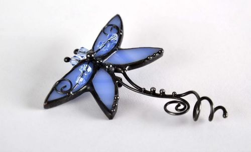 Stained glass brooch - MADEheart.com