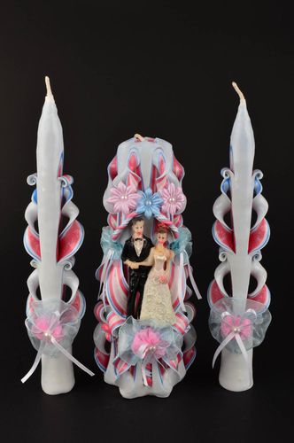 Velas decorativas de boda artesanales regalo original decoración de casa - MADEheart.com
