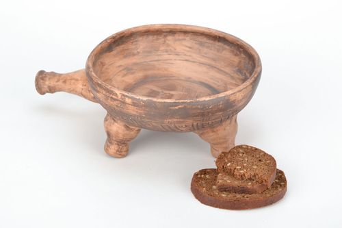 Frigideira de cerâmica em pernas  - MADEheart.com