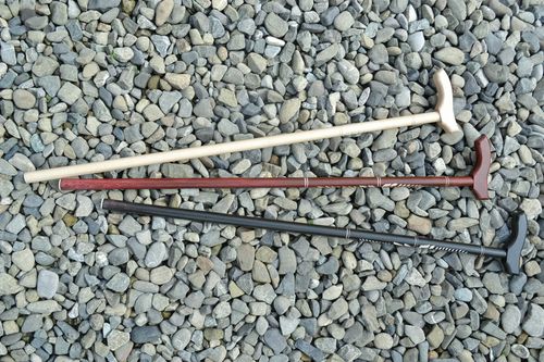 Set of wooden walking sticks set of 3 pieces handmade beautiful designer canes - MADEheart.com