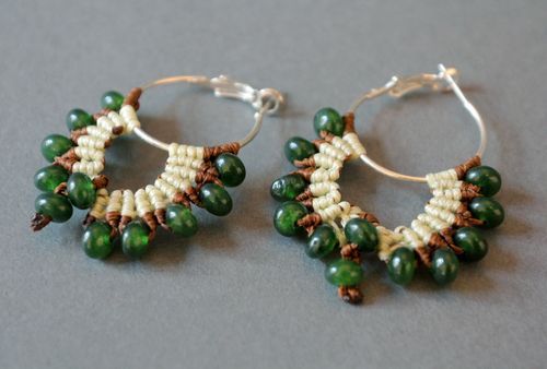 Braided earrings - MADEheart.com