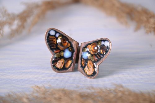 Copper Ring Butterfly - MADEheart.com