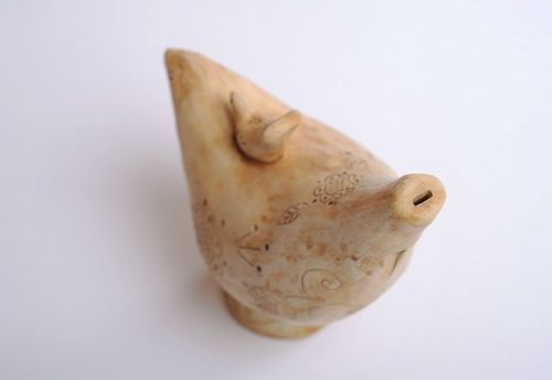Sifflet en céramique réalisé à main Oiseaux  - MADEheart.com