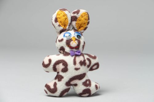 Lepre carina fatta a mano pupazzo di peluche giocattolo simpatico da bambini - MADEheart.com