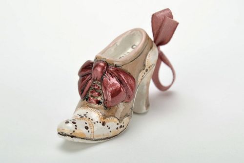 Estatueta de gesso de interior sapato - MADEheart.com