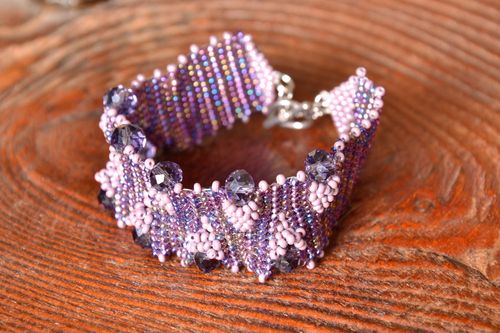 Bracelet fait main en perles de rocailles - MADEheart.com