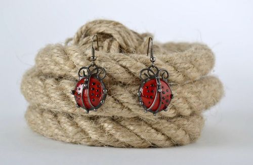 Stained glass earrings - MADEheart.com