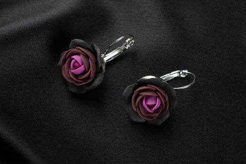 Boucles doreilles en argile faites main - MADEheart.com