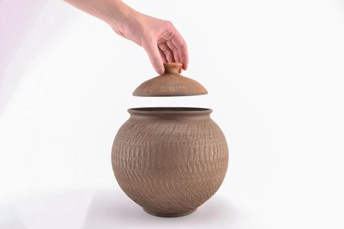 Pote de cerâmica artesanal  - MADEheart.com