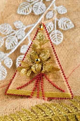 Handmade Deko Dekoration Weihnachten Deko Hänger Tannenbaum Schmuck grell schön - MADEheart.com