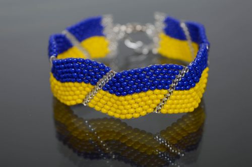 Bracciale di perline fatto a mano braccialetto originale da polso per donna - MADEheart.com