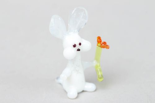 Tierfigur aus Glas Hase - MADEheart.com