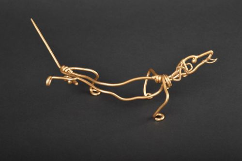 Handgemacht Dekofigur aus Metall Dekoration für Tisch kleine Figur ausgefallen - MADEheart.com