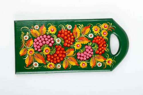 Handmade Schneidebrett Holz Küchen Zubehör Deko für Küche Geschenk für Frau - MADEheart.com